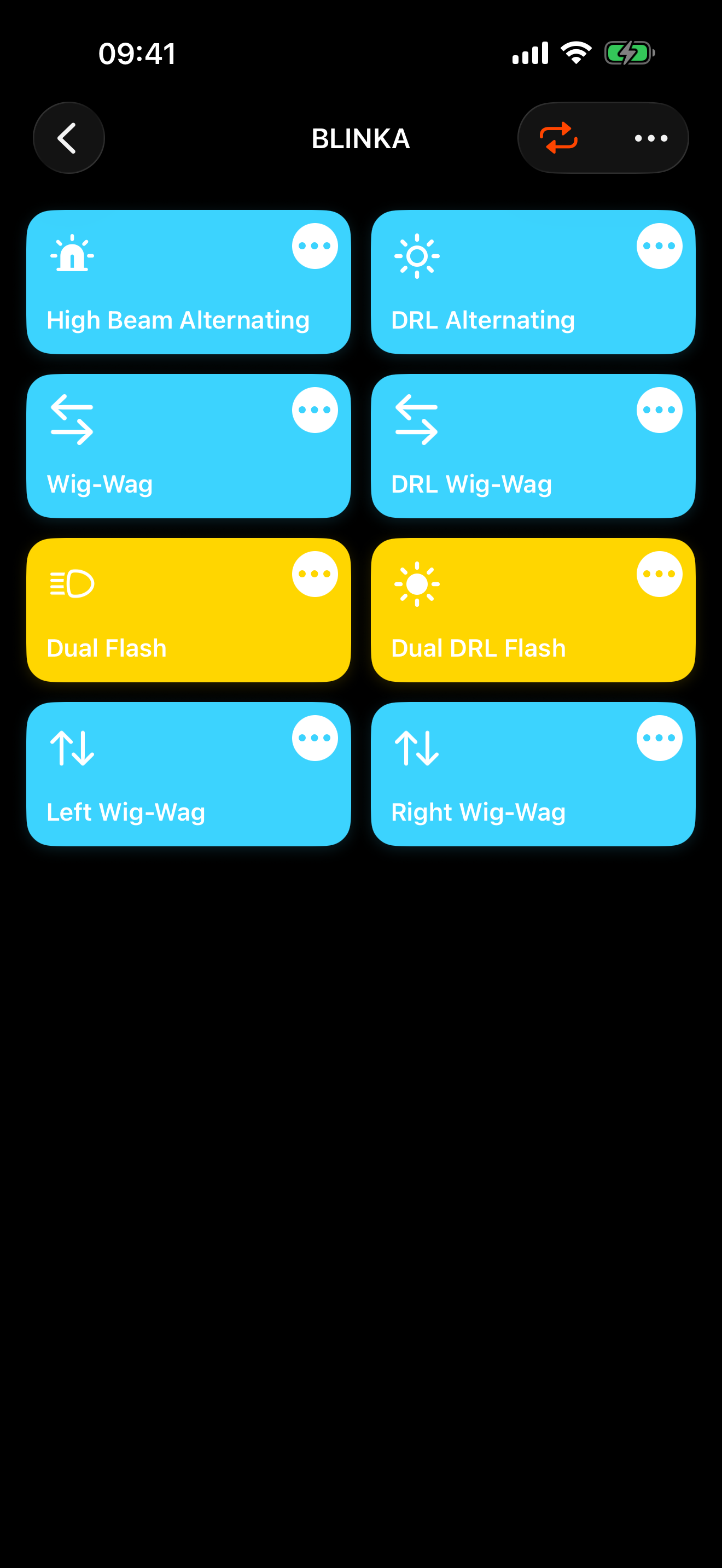 BLINKA — alternating flash